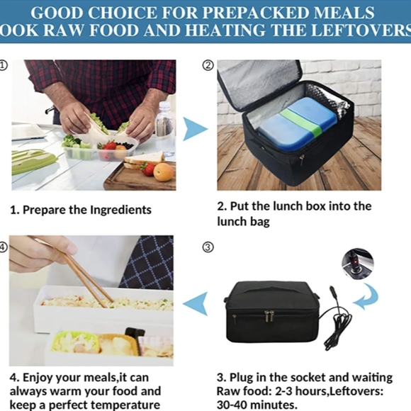 (NEW) Heating Lunch box - Picture 3 of 5